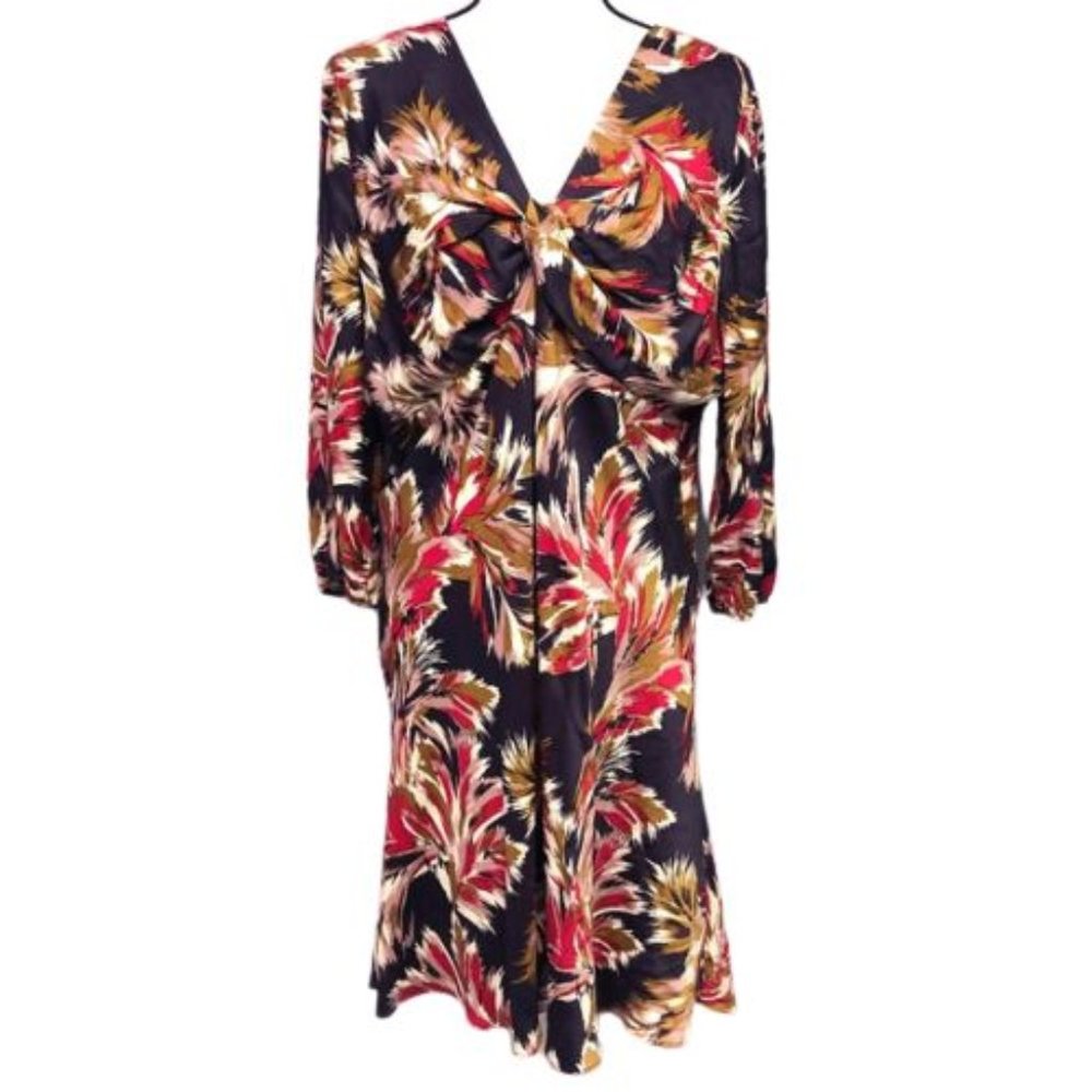 Elegant Floral Print Dress